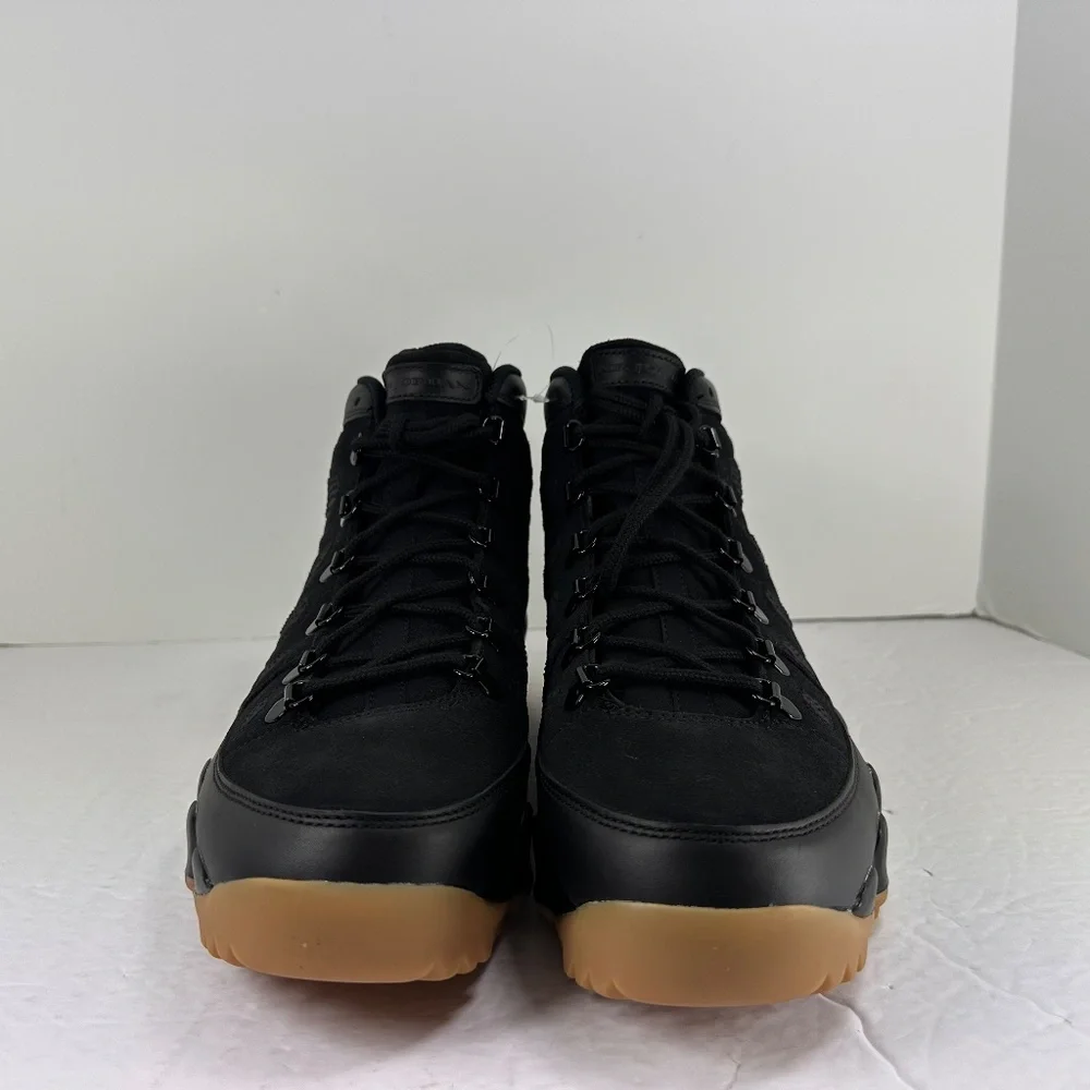 Nike Air Jordan 9 Retro Boots Shoes - Black/ Gum Light Brown (AR4491-025) New - Picture 11 of 13